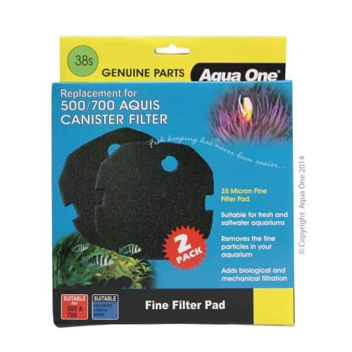 Aqua One Aquis 500/700 Black Sponge 35ppi 38s